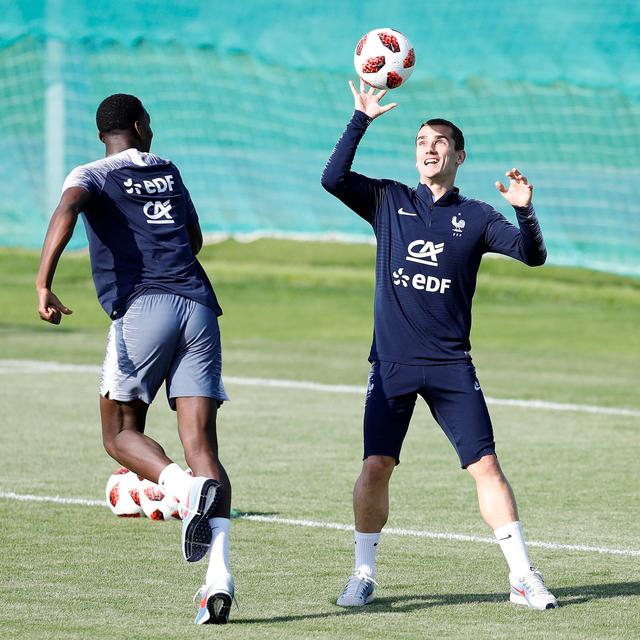 L'équipe de France à l'entraînement. [AFP - Gokhan Balci]