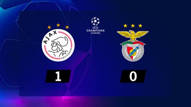 3e journée, Ajax Amsterdam - Benfica Lisbonne (1-0): le résumé de la rencontre