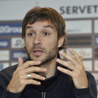 Le team manager du Servette FC, Lionel Pizzinat. [Keystone - Martial Trezzini]