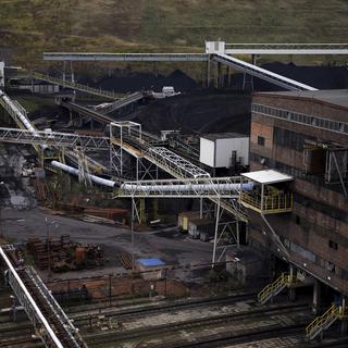 Mine de charbon à Laziska Gorene, en Silésie polonaise. [Reuters - Kacper Pempel]