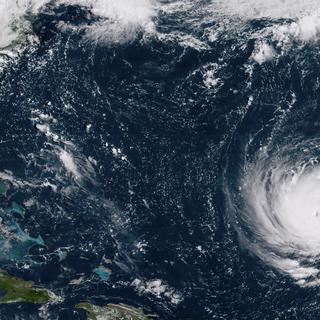 L'ouragan Florence se dirige vers la côte est des Etats-Unis. [NOAA/EPAKeystone - L'ouragan Florence se dirige vers la côte est des Etats-Unis.]