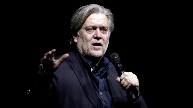 L'ancien stratège de la Maison blanche Steve Bannon à Zurich, le 06.03.2018. [Reuters - Moritz Hager]