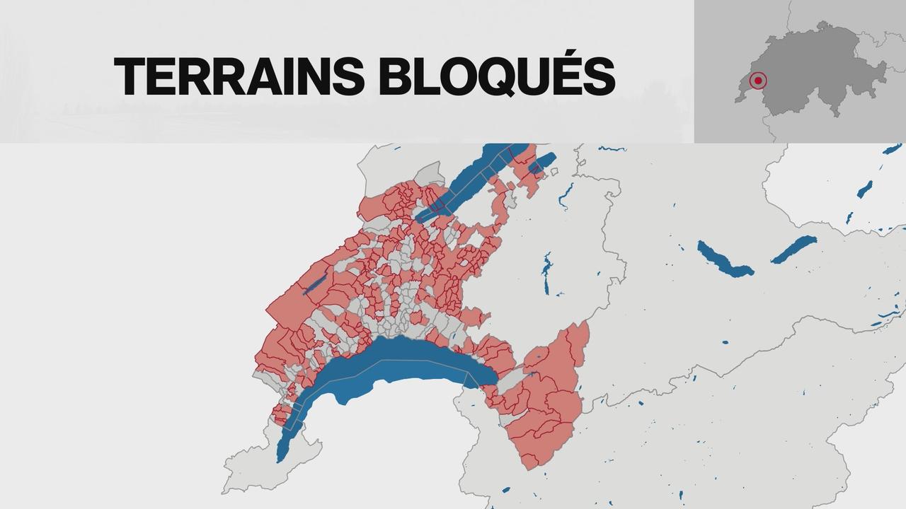 Les communes concernées dans le canton de Vaud. [RTS - DR]