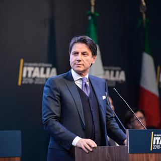 Giuseppe Conte serait le nouveau Premier ministre italien, selon la presse italienne. [AFP - Silvia Lore / NurPhoto]