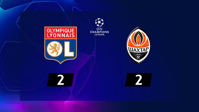 2e journée, Lyon - Shaktar Donetsk (2-2): le résumé de la rencontre