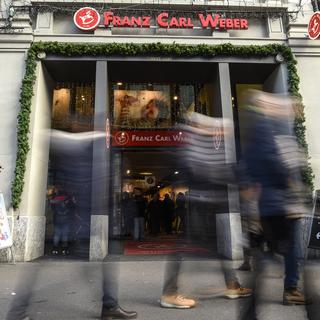 Franz Carl Weber possède 19 magasins dont neuf en Suisse romande. [Keystone - Valeriano Di Domenico]