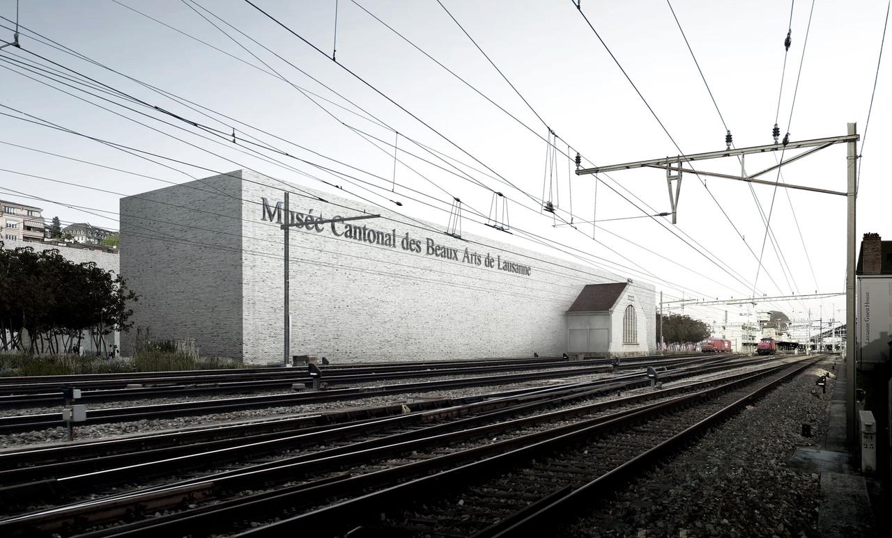 Le projet du Musée cantonal des Beaux-Arts de Lausanne. [www.fhvarchitectes.ch/]