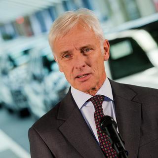 Le PDG de Volkswagen Matthias Müller promet des conséquences internes. [DPA/Keystone - Julian Stratenschulte]