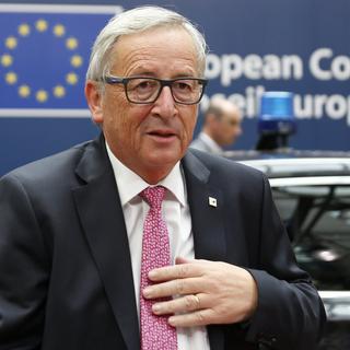 Jean-Claude Juncker jeudi 19.10.2017 lors du Conseil européen à Bruxelles. [EPA/Keystone - Julien Warnand]