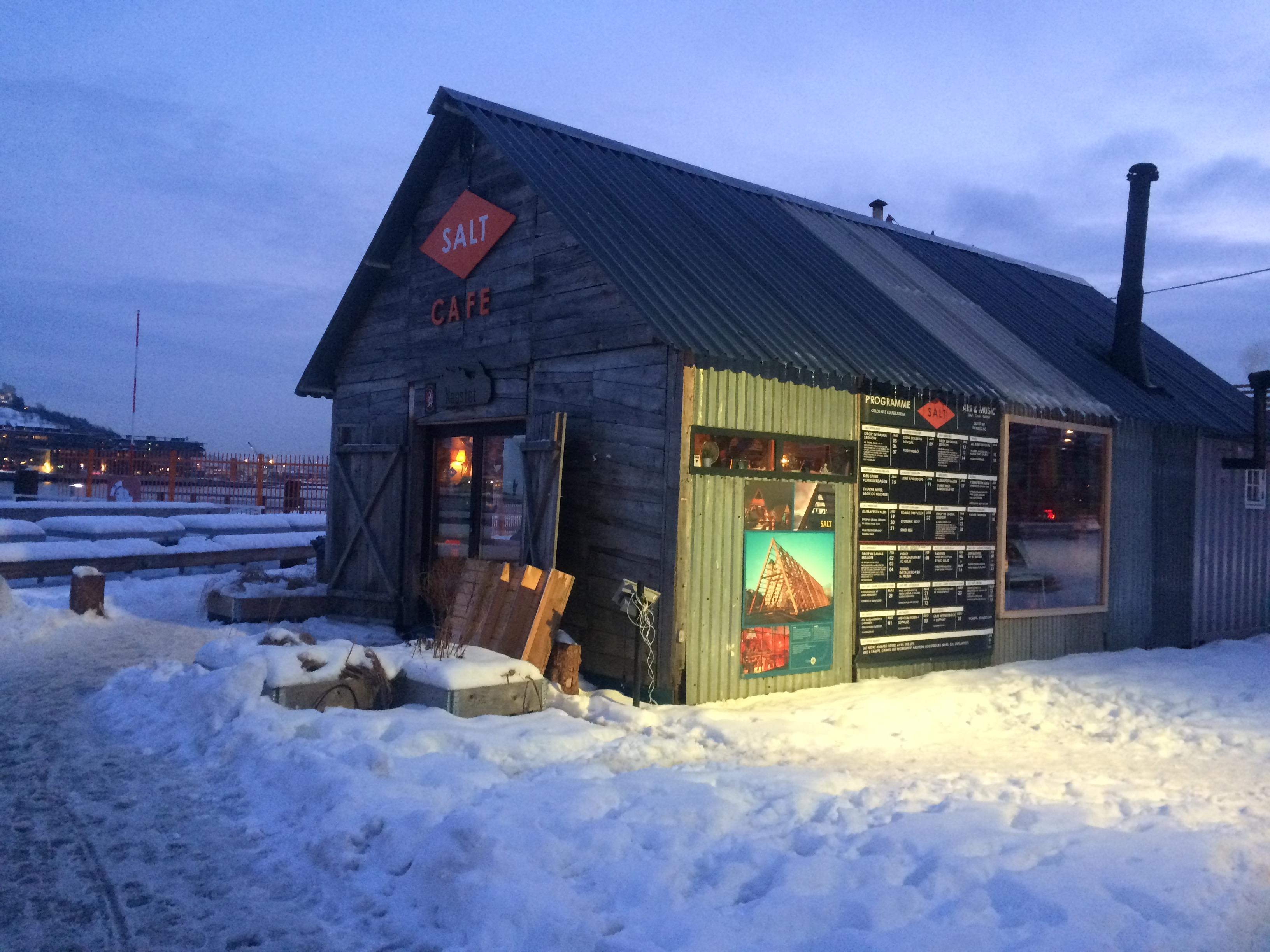 Le café du centre culture Salt à Oslo. [RTS - Blandine Levite]