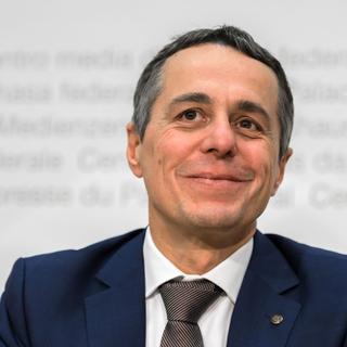 Ignazio Cassis, chef du Département fédéral des Affaires étrangères. [AFP - Fabrice Coffrini]