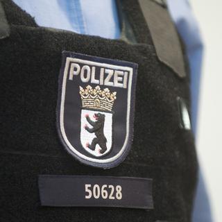 L'écusson de la police de Berlin. [DAPD/Keystone - Michael Gottschalk]