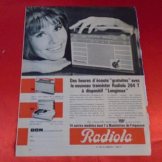 Publicité pour un transistor en 1968. [DR]