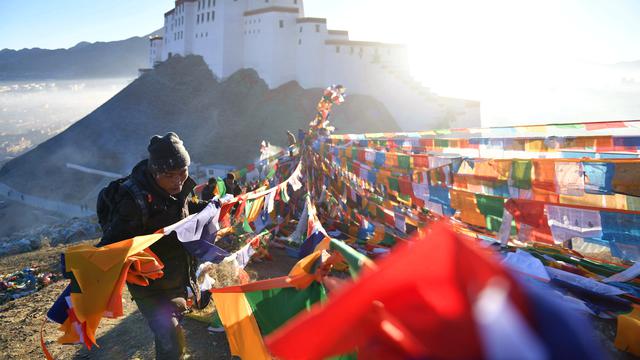 Le Tibet est une région cruciale pour l'économie de la Chine. [XINHUA/AFP - Jigme Dorge]