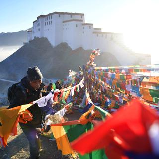 Le Tibet est une région cruciale pour l'économie de la Chine. [XINHUA/AFP - Jigme Dorge]