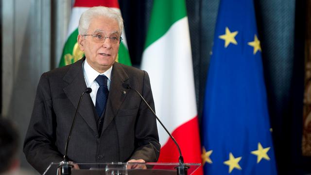 Le président italien Sergio Mattarella. [Reuters - Présidence italienne]