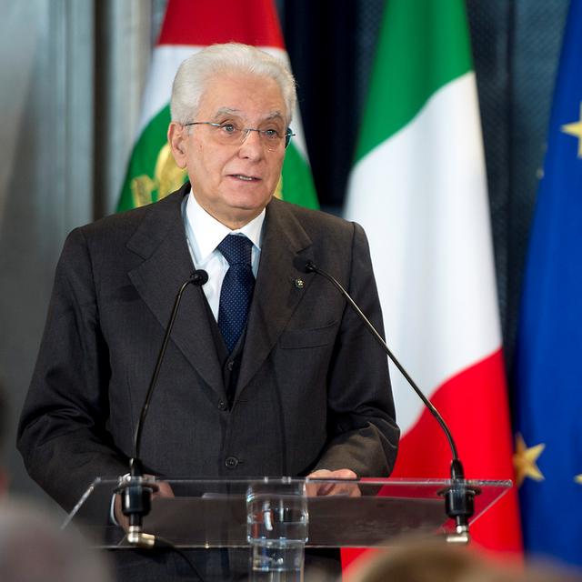 Le président italien Sergio Mattarella. [Reuters - Présidence italienne]