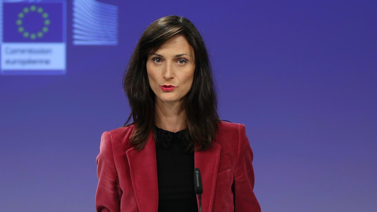 Mariya Gabriel, commissaire européenne bulgare aux questions numériques. [Anadolu/AFP - Dursun Aydemir]