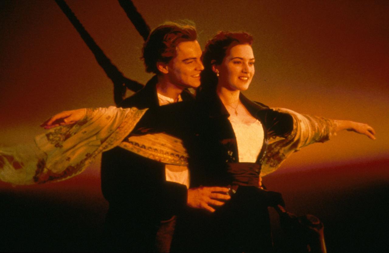 Leonardo Di Caprio et Kate Winslet, les héros de "Titanic" de James Cameron. [AFP - Archives du 7eme Art]