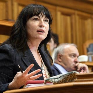 La conseillère aux Etats socialiste vaudoise Géraldine Savary. [Keystone - Anthony Anex]