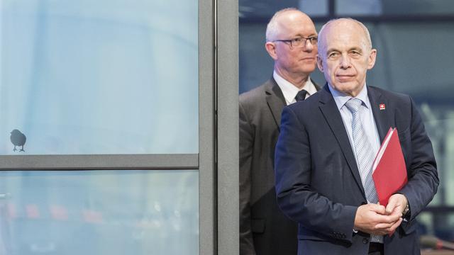 Ueli Maurer, conseiller fédéral en charge du "projet fiscal 17". [KEYSTONE - Alessandro della Valle]