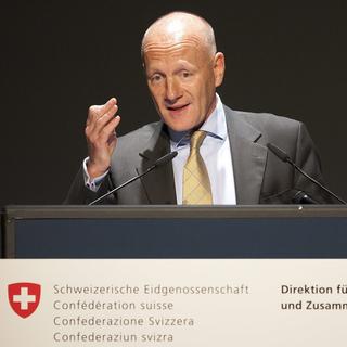 Manuel Bessler, membre de la Direction du développement et de la coopération (DDC) et chef du Corps suisse d'aide humanitaire. [Keystone - Georgios Kefalas]