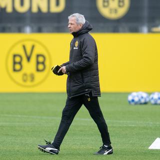 L'entraîneur du Borussia Dortmund, Lucien Favre, photographié le 2 octobre 2018. [Keystone/DPA - Bernd Thissen]