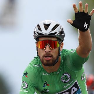 Le Slovaque Peter Sagan a gagné au sprint la 13e étape du Tour de France. [EPA/Keystone - Kim Ludbrook]