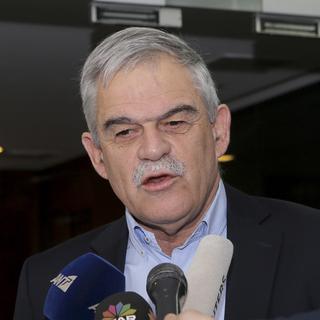Nikos Toskas, ministre grec de la Protection civile. [Keystone - Pantelis Saitas]