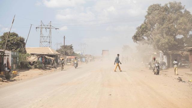 La route menant à la mine de KCC à Luilu, en République démocratique du Congo. [DR - Meinrad Schade]