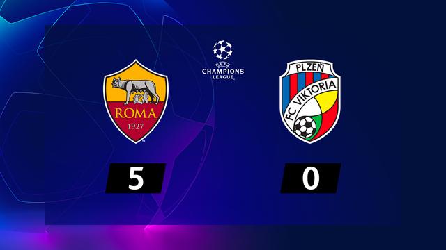 2e journée, AS Rome - Viktoria Plzen (5-0): le résumé de la rencontre