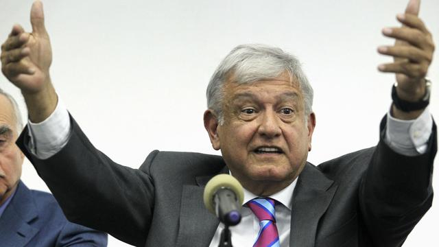 Le président mexicain Manuel Lopez Obrador, photographié ici en octobre 2018 à Mexico City. [AFP - Ulises Ruiz]