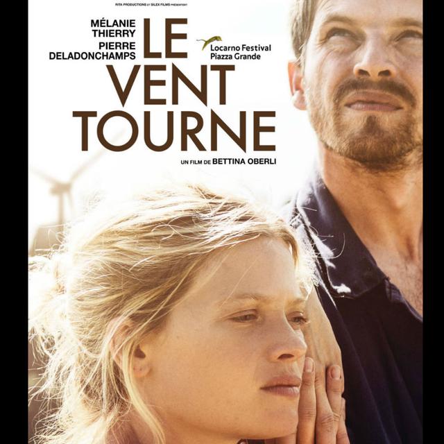 Une des affiches du film "Le vent tourne", de Bettina Oberli, avec Mélanie Thierry. [RTS - Rita Productions & Silex Films]