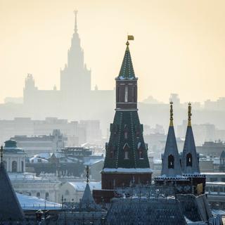 Le Kremlin et l'Université d'Etat de Moscou photographiés le 2 mars 2018. [AFP - Mladen Antonov]