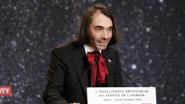 Le mathématicien et député français de La République en marche Cédric Villani. [Keystone/EPA - Etienne Laurent/Pool MaxPPP]