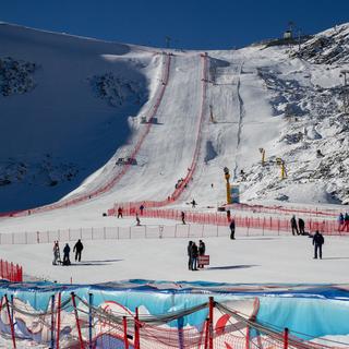 Les premières épreuves de la Coupe du monde de ski alpin auront lieu ce week-end à Sölden, en Autriche. [Keystone - Johann Groder - APA - EXPA]