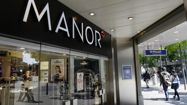 Le groupe Maus détient notamment les magasins Manor. [Keystone - Steffen Schmidt]