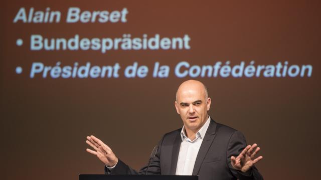 Alain Berset, président de la Confédération et ministre de la Santé. [Keystone - Urs Flueeler]