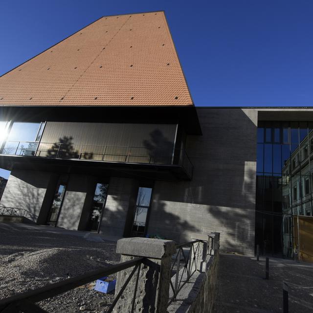 Le nouveau bâtiment du Grand Conseil vaudois, à Lausanne. [Keystone - Laurent Gillieron]