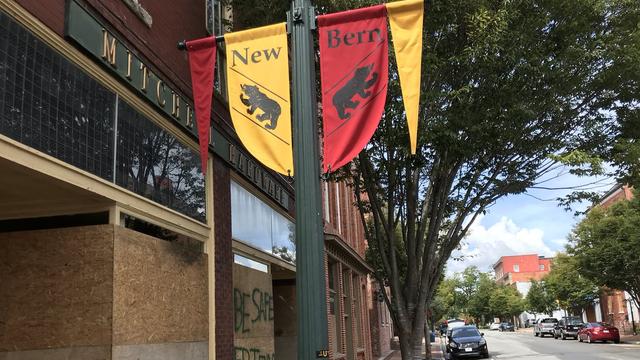 New Bern, petite ville de Caroline du Nord, se trouve sur la côte Est des Etats-Unis. [RTS - Raphaël Grand]