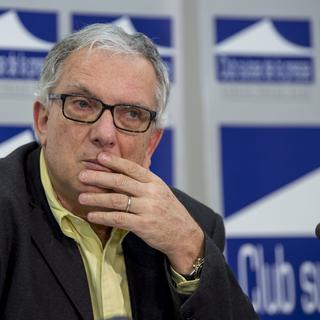 Guy Mettan va quitter le Club suisse de la presse. [Keystone - Martial Trezzini]
