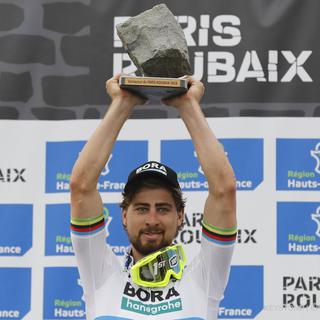 Le Slovaque Peter Sagan remporte Paris-Roubaix. [EPA/Keystone - Etienne Laurent]