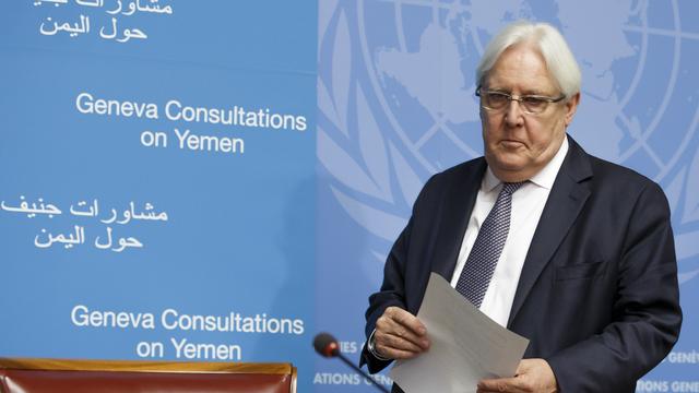 Martin Griffiths, le médiateur de l’ONU pour le Yémen. [Keystone - Salvatore Di Nolfi]