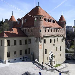 Le Chateau Saint-Maire à Lausanne, siège du gouvernement vaudois. [Keystone - Laurent Gillieron]