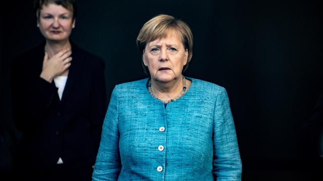 L'avenir d'Angela Merkel semble toujours très incertain. [Keystone - EPA/Hayoung Jeon]