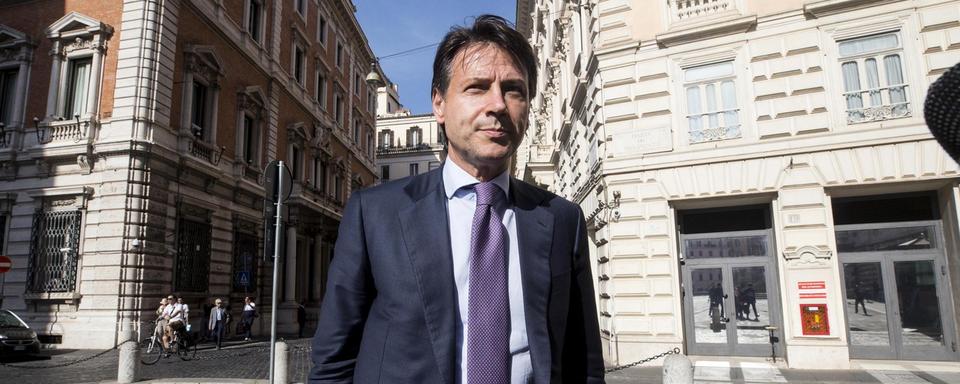 Giuseppe Conte a été convoqué par le président italien. [Keystone - EPA/Angelo Carconi]