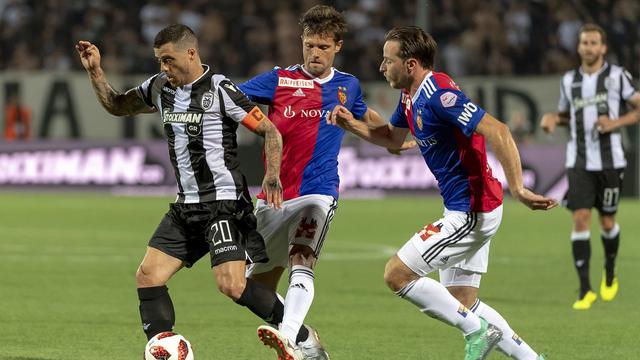 Les Bâlois se sont inclinés 2 1 en Grèce face au PAOK. [Georgios Kefalas]