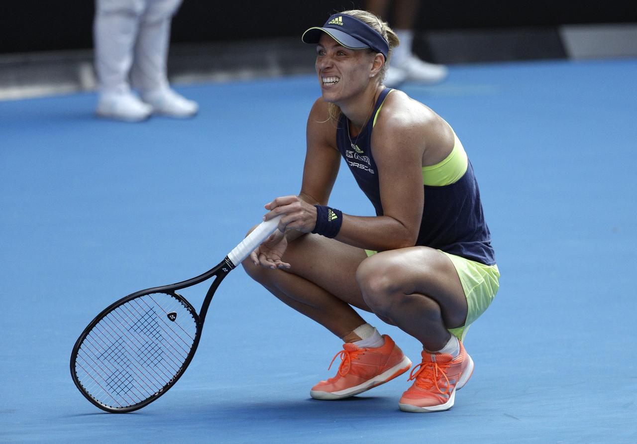 Kerber a eu 2 balles de match au bout de sa raquette. [KEYSTONE - Dita Alangkara]