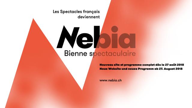 Visuel de Nebia, anciennement les Spectacles français de Bienne. [nebia.ch]