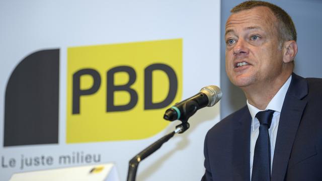 Martin Landolt, président du PBD Suisse. [Keystone - Martial Trezzini]